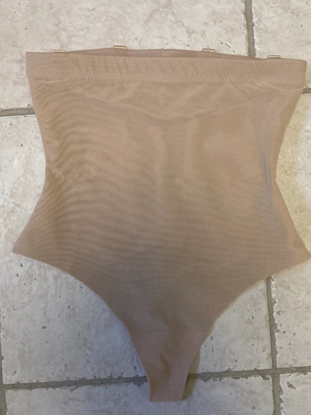 HoneyLove Honey Love SuperPower Thong Shapewear Sand Size Large Nordstrom brand
